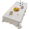 Mantel con Volantes Imanqi Rhythm de Rayas Verde Salvia, Lavable y No se Deforma Fácilmente, un Bestseller a Largo Plazo a Través de las Fronteras