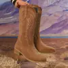 Chegada Nova Outono 2026 Comércio Exterior Tamanho Grande Feminino Casual Confortável Moda Europeia Americana Roupa Exterior Botas Tamanho Único