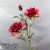 Flor artificial flor falsa 3 pintura a óleo dália casa vaso decoração nórdico buquê de flores de casamento real cena ornamentos arranjo de flores