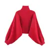 Amazon Europeo y Americano Aliexpress Popular Normcore Elegante Ropa de Trabajo Versátil Suelta y Cómoda de Diseño Prendas de Punto de Manga Ancha para Mujer