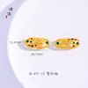 Larga duración no se decolora Oro Vietnamita accesorios diy anillo esmerilado hebilla de anillo hebilla de pulsera material de joyería de torsión manual Mujeres