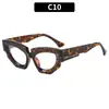 Moda Europea y Americana Nuevas Gafas de Sol Ojo de Gato, Retro Trendy Versátiles Casuales para Hombres y Mujeres, Lentes Anti-UV