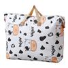 Bolsa de mudanza, bolsa de almacenamiento de colchas para equipaje, bolsa tejida, colcha para ropa de jardín de infantes, bolsa de acabado de gran capacidad