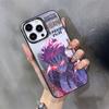 Capa de Celular Eletrodepositada Gojo Satoru Spell 18Pro Adequada para Iphone15Promax Apple 12/13 Rígida 14Pro