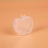 Caja de almacenamiento Apple plástico PP transparente banda para el pelo cuerda para el pelo goma elástica joyería caja de almacenamiento para regalos pequeños caja de papelería al por mayor