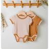 Ropa Nueva de Primavera y Otoño para Bebés, Ropa de Bebé, Mameluco de Manga Corta Anti-Rayas de Algodón Puro para Hombres y Mujeres