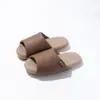 Nuevas zapatillas de lino para otoño e invierno para mujer, antideslizantes para interiores, resistentes al desgaste, transpirables, con tacto suave, zapatillas silenciosas para el hogar para hombre