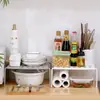 Estante de Almacenamiento Retráctil para Cocina, Estante para Platos de Gabinete, Estante de Almacenamiento para Utensilios de Cocina y Condimentos, Estante para Especias de Cocina, Estante de Almacenamiento