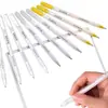 Caneta Marcadora Artística Branca Pintura Clareadora À Prova D'água Caneta Gancho Especial Estudante Esboço Contorno Caneta Marcadora de Quadrinhos