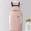 Delantal para Cocina Casera Impermeable y a Prueba de Aceite Mono de Alta Apariencia PVC Engrosado Resistente a Manchas Ropa de Trabajo para Catering Logo Personalizado