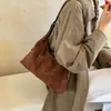 Bolso tote vintage transfronterizo para mujer, bolso de hombro versátil de gran capacidad para el día a día, nuevo bolso cruzado otoño e invierno 2026