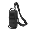 Bolsa para Teléfono Móvil de Running al Aire Libre T, Resistente al Desgaste, Bolso Cruzado Multifuncional, Bolso de Pecho de Doble Propósito, Bolso de Cintura con Correa, Bolso de Cintura Repelente al Agua
