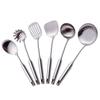 201 alongado aço inoxidável utensílios de cozinha conjunto colher de sopa espátula espátula cozinha espessa casa hotel fábrica atacado