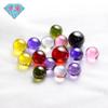 Huagang Gem Cuentas Redondas Zirconia de Color Cuentas de Luz Piedra Suelta Multicolor Esférica Gema CZ Artificial de Color Cuentas Dispersas con Cuentas