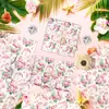 Wx364 Papel Copiador Flamingo 17g Doce de Presente Papel de Embrulho à Prova de Umidade Rosa Havaiano Decorativo Papel Pérola
