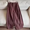 2026 color algodón tela que cambia de color holgado nuevo estilo chino pantalones globo pantalones de abuela pantalones cortos para mujer venta al por mayor H08GK2275