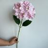 Ramo único 72 peças de filme 3D hortênsia casamento auditório teto estrada chumbo alto arranjo de flores floral decoração suave hortênsia