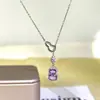 Juego de Anillo y Collar de Plata de Ley S925 con Piedras Naturales Nuevo Calabaza Chinoiserie Granate Topacio Peridoto de Gama Alta
