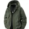 Chaqueta a Prueba de Tres Elementos Primavera y Otoño Estilo Montaña Exterior Montañismo Chaqueta Casual para Hombres y Mujeres Ropa de Trabajo Chaqueta con Capucha Estilo Pareja de Exportación