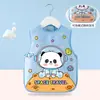 Bata para Bebé, Babero Infantil para Comer, Delantal de Guardería para Pintar, Sin Mangas, Impermeable, Anti-Suciedad, Estilo Delgado para Otoño e Invierno
