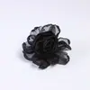 Acessórios de Flores Estéreo Artesanais de 10cm, Tela de Artesanato com Borda Queimada, Suprimentos para Joias DIY, Lote de Pequenos Materiais Frescos de Tecido