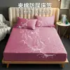 Sábana Bajera con Relleno de Algodón, Funda Protectora de Color Sólido, Cubrecolchón Impermeable y a Prueba de Orina, Sábana para Cuna, Venta al por Mayor de Fabricantes de Colchones, Estilo Lujo Ligero