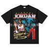 Camiseta Masculina com Senso de Design Gótico Harajuku Camisa Y2K Padrão Camiseta de Algodão Masculina Estampada de Manga Curta Top Streetball