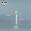 Tapa Dorada Tapa Plateada Botella de Plástico 10 30/50 ml 100ml Botella de Muestra Transparente Sub-Botella Pet Boca Pequeña Botella de Muestra