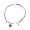 Nova xadrez xadrez quente menina colar preto e branco xadrez amor clavícula cadeia hip hop internet celebridade cristal talão colar moda