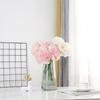 Venta al por mayor del fabricante Peonía Real de 5 cabezas de estilo europeo Notas artificiales Decoración para el hogar Flores falsas Suministros para bodas Adornos