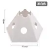 Placa de Sinalização com Furo de Flor Pentagonal Placas de Sinalização para Treinamento de Futebol Cones Obstáculos para Treinamento de Agilidade Equipamentos de Treinamento Esportivo