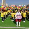 Balões Decorativos de Girassol com Rosto Sorridente Cenário de Cerimônia de Abertura Adereços de Mão para Fotos Jardim de Infância Escola Primária