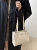 Bolsa de Grande Capacidade 2024 Nova Moda Alta Textura Bolsa Tote para o Dia a Dia Bolsa de Ombro/Axila para Aula