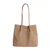Bolsa Tote Grande de Alta Gama para Mujer, Bolso de Mano Simple y Versátil para el Trabajo, Bolso Grande de Hombro Elegante y con Textura