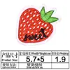 Parches bordado por computadora caricatura fruta cereza parche de tela parche de moda bordado traje bordado Zhang Zai