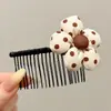 Nuevo peine anti-deslizante estilo coreano con un delicado lazo de mariposa, diseñado para mujeres, creando un peinado alto elegante, y con un elegante pasador lateral y accesorio para el cabello