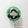 Globos Publicitarios con Corazones de Dibujos Animados Impresos, Globos Redondos de Papel de Aluminio, Globos Flotantes de Helio de Papel de Aluminio