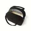 Bolsa de almuerzo de pana a rayas de venta caliente transfronteriza, Bolsa simple de lonchera de gran capacidad, Bolsa de almuerzo portátil para ir al trabajo