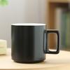 Caneca de Água para Casal Nórdico Cerâmica Preta e Branca Fosca Caneca de Café Caneca de Hotel Presente Publicitário Logotipo Impresso