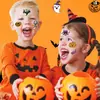 Pegatinas de Tatuaje de Dibujos Animados Nuevos para Niños Transfronterizas Halloween Calabaza Bruja Esqueleto Fiesta de Broma Pegatinas Temporales