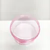 Caja de Plástico Pequeña Transparente Cuadrada Redonda con Forma de Corazón Caja de Plástico para Almacenamiento de Artículos Caja de Almacenamiento con Tapa de Cielo y Tierra a Prueba de Polvo