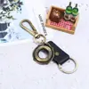 Nuevo Colgante de Bronce de Aleación Llavero de Cuero Retro Llavero de Coche Unisex Suministro de Comercio Electrónico Transfronterizo