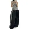 Pantalones deportivos de secado rápido con tres rayas para hombre y mujer, de verano, estilo americano, de cintura alta, holgados, adelgazantes, casuales, de pierna ancha, modernos