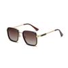 Gafas de Sol Polarizadas de Montura Cuadrada Europea y Americana, Estilo Clásico para Hombre y Mujer, Aro Interior, Uso para Viajes al Aire Libre, Gafas de Sol con Protección UV