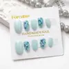 Uñas Postizas Cortas Verano Dulce Ojo de Gato Cielo Estrellado Fabricante de Uñas Postizas Venta al por Mayor