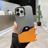 Capa de celular prateada colorida de carvão preto com desenho animado para Apple 15pro, resistente a quedas, criativa, iphone14, capa protetora personalizada