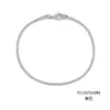 Pulsera de Cadena Redonda de Serpiente Coreana Pulsera de Acero Inoxidable Chapado en Oro Joyería de Moda para Hombres y Mujeres Pulsera Fina Lote