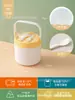 Olla Portátil para Sopa Estudiante Tarro de Sopa Conservación de Calor Taza para Gachas Gachas en Tarro Gachas Portátiles Plástico Lonchera Gran Capacidad Acero Inoxidable 304