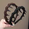 Diadema dentada para mujer, diadema de corona alta, no presiona las raíces del cabello, añade volumen, hace que la cara parezca más pequeña, pinza para el pelo antideslizante, salvación para cabezas planas