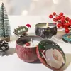 Vela Perfumada de Natal Amazon Transfronteiriça Decoração de Festa de Feriado Conjunto de Caixa de Presente com Fragrância de Cera de Soja à Base de Plantas